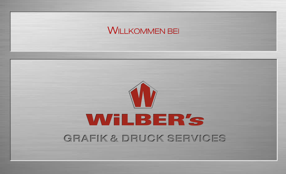 Willkommen bei Wilber's Grafik & Druck Services